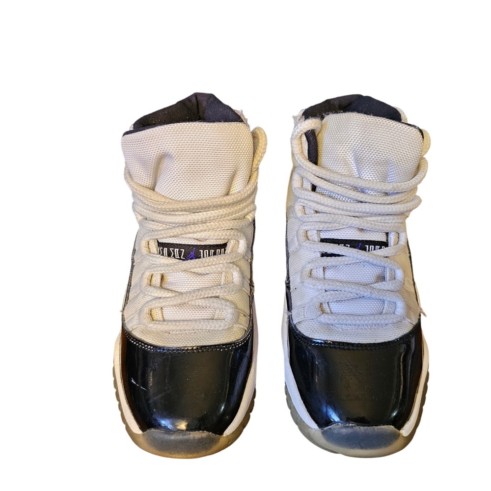 Air Jordan 11 Retro Concord 2018 GS White Black 378038-100 Size 5Y